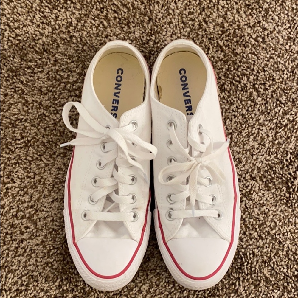 white converse size 8.5